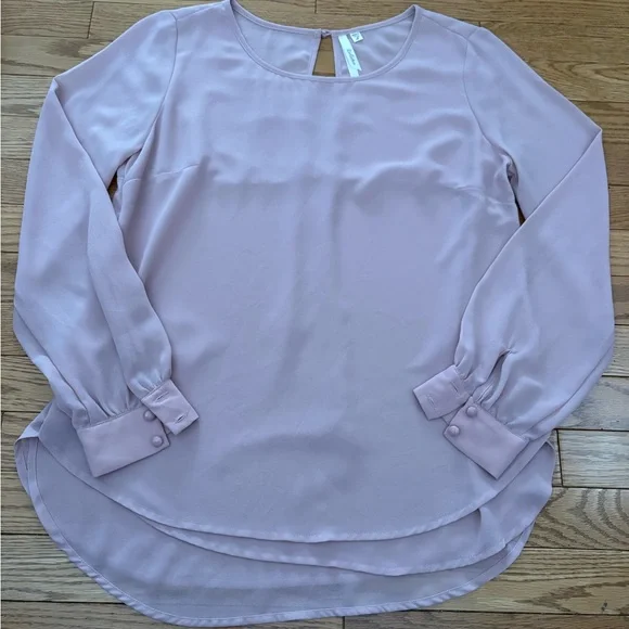 [S]Bellatrix Elegant Baby Pink Women's Blouse - Picture 2 of 8